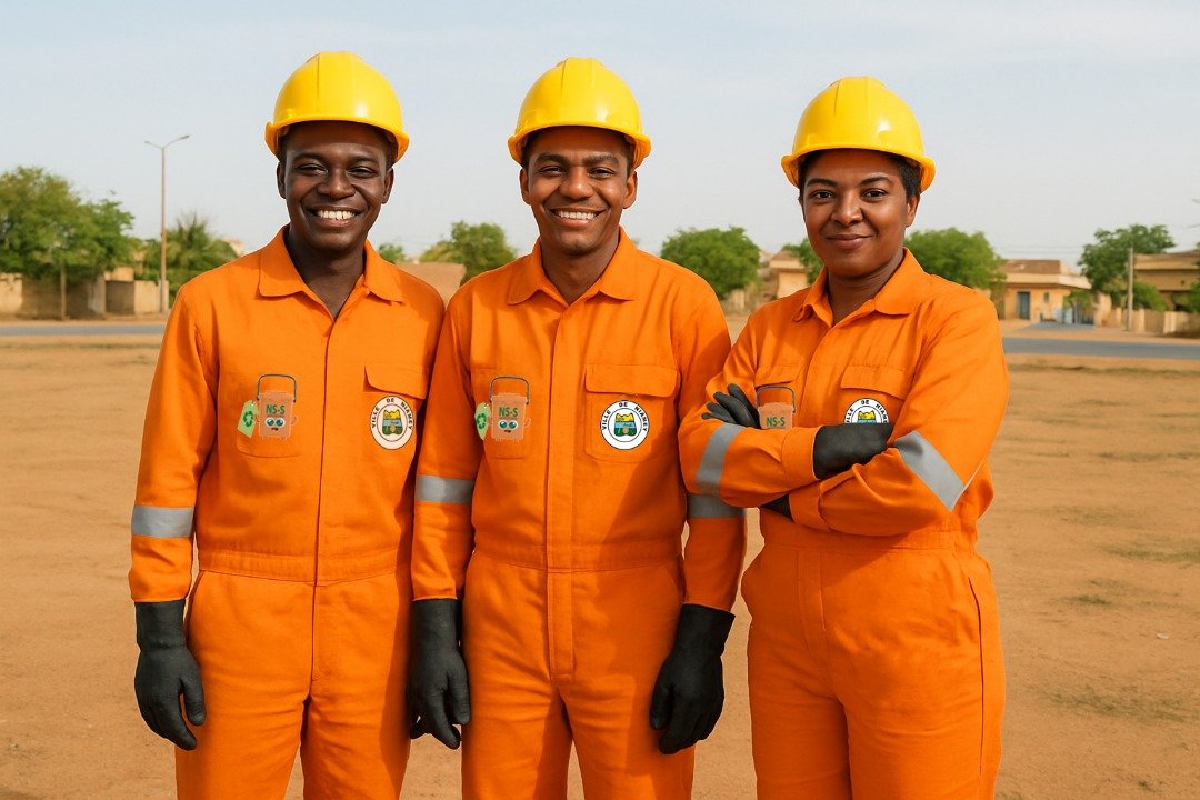 Équipe NSS de collecte de déchets