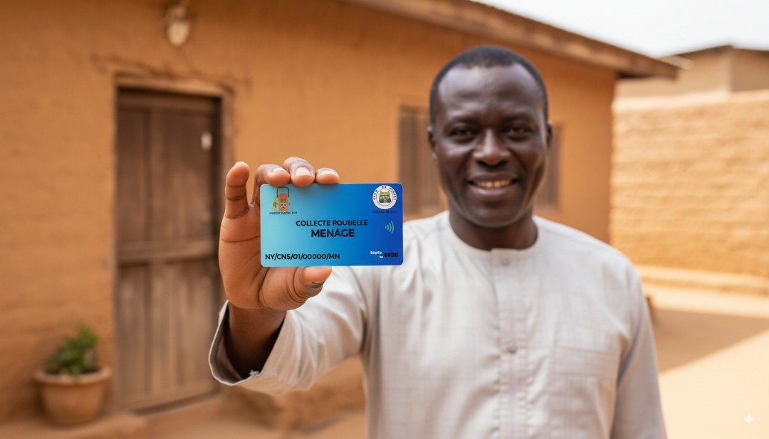 Client utilisant la carte de collecte NSS